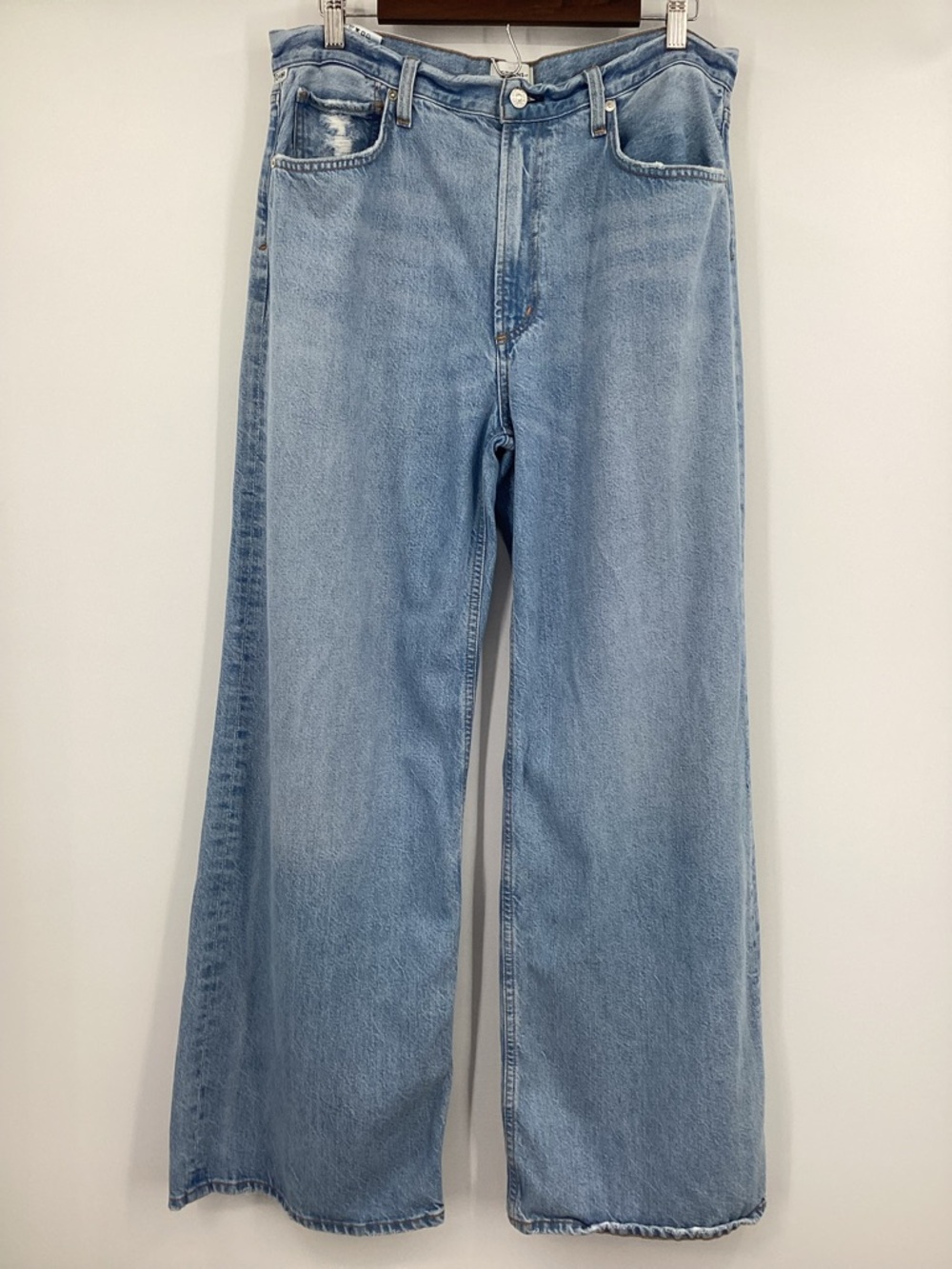 Citizens Of Humanity Paloma Premium Vintage Distressed Wide-Leg Jeans